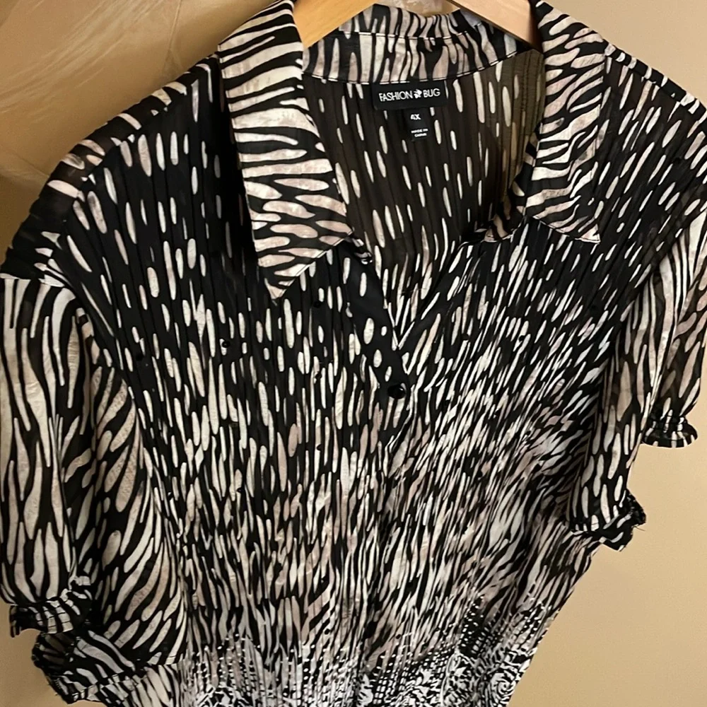 Animal Print Size 4X EUC - Picture 6 of 12